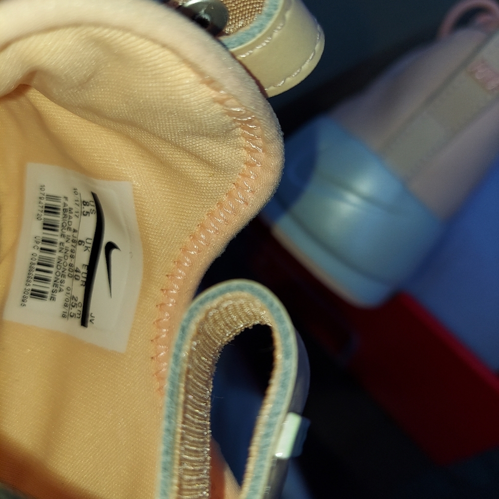 NIB Orange Nike Women's Ashin size 8.5 Brand New in Box - Picture 6 of 12